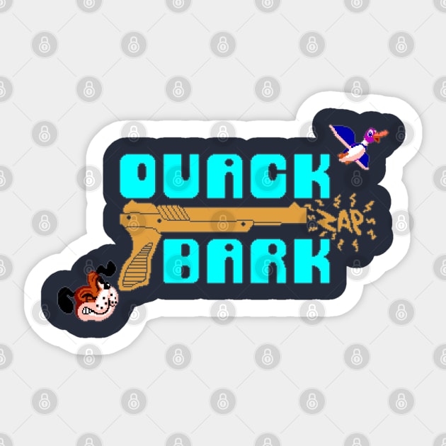 Quack Zap Bark Sticker by SpennyEcks